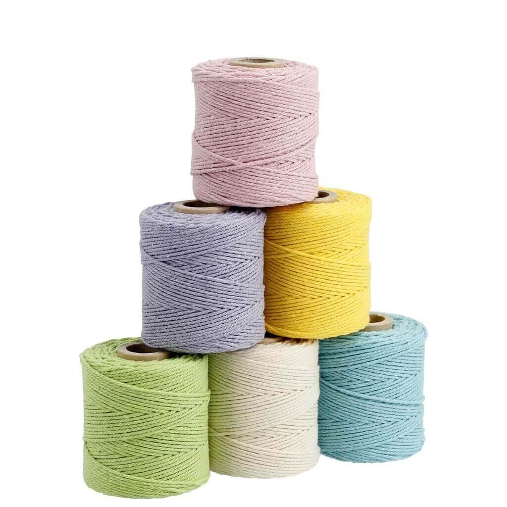 Makramee und Bastel Garn Pastell Set ▷ lieblingsgarn